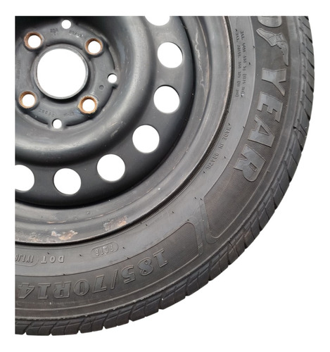 Roda Aro 14 Vw Gol Voyage G5 G6 G7 G8 185/70r15 Goodyear (Usado)