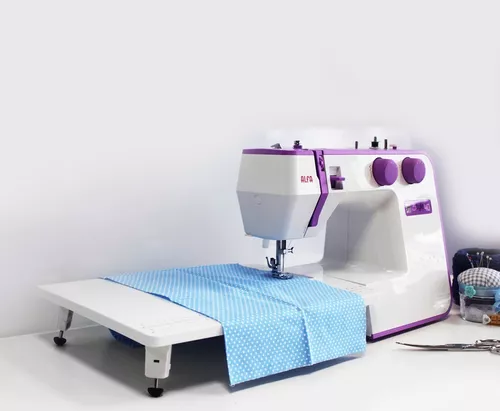 Maquina de coser ALFA: INIZIA525 + MESA. Luz Led 15 diseños de puntada. -  Mercería Creativa