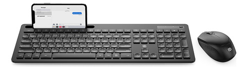 Teclado Y Mouse Inalambrico Para Windows Y Mac Con Soporte