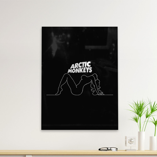 Cuadro Deco Artic Monkeys Silueta (d1289 Boleto.store)