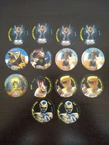 Comprar 14 Figuritas Redondas Tazos Power Rangers Album Ninja Storm 