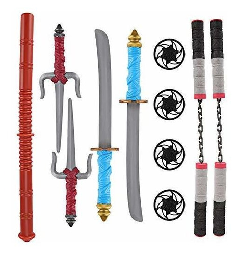 Liberty Imports Ninja Toy Weapons Juego De Rol Para Niños Co