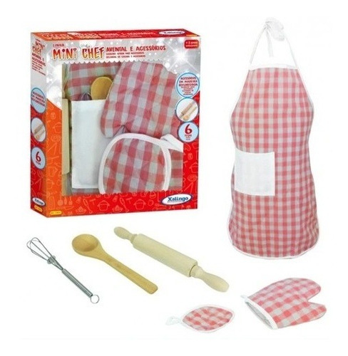 Avental E Acessórios Mini Chef Xalingo 11409