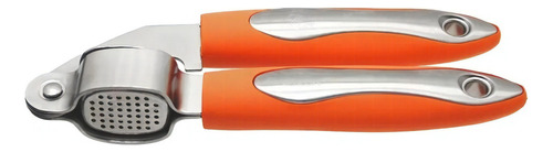 Prensa Machacador Triturador Moledor Ajos Acero Inoxidable Color Naranja