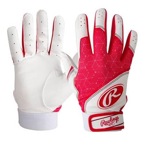 Guanteletas Beisbol Rawlings Prodigy 360 Rojo Blanco Adulto Talla Chica