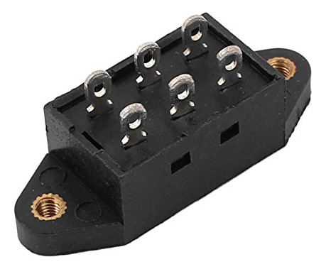 Selector De Voltaje Dpdt Uxcell Ac 110 V A 220 V, 6 Terminal