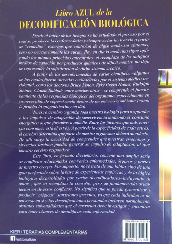 Imagen 2 de 3 de Enrique Bouron - Libro Azul De La Decodificación Biológica