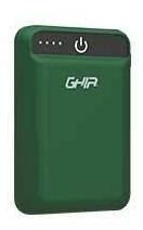 Bateria De Respaldo Ghia Power Bank 5000 Mah Verde