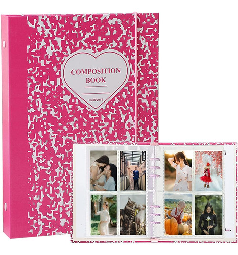 Qiuchenyh A5 Binder Photocard Album Con 25 Páginas Internas 