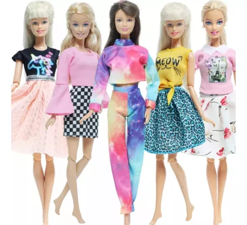 Pacote 2 Looks Barbie Fashion & Beauty Acessórios Boneca