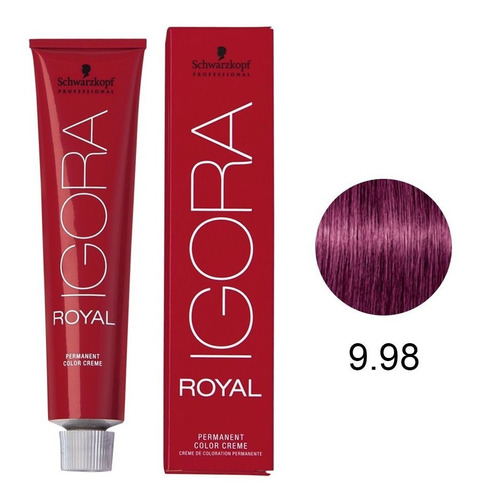 Tintura Coloracion Igora Royal Tono 9.98 Schwarzkopf 60g