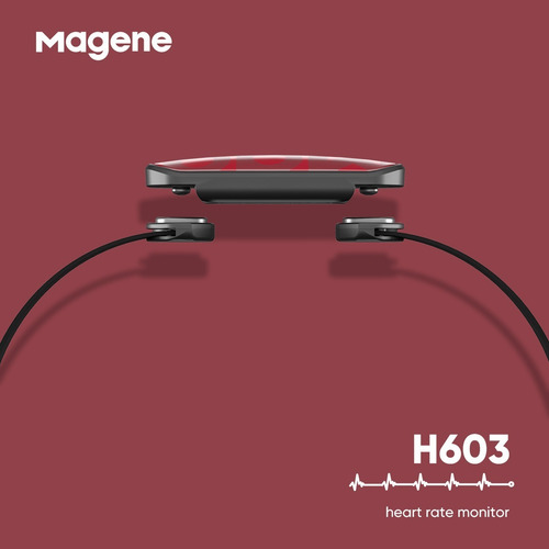 Imagen 3 de 8 de Monitor Banda Frecuencia Cardiaca Magene H603 Para Ciclismo