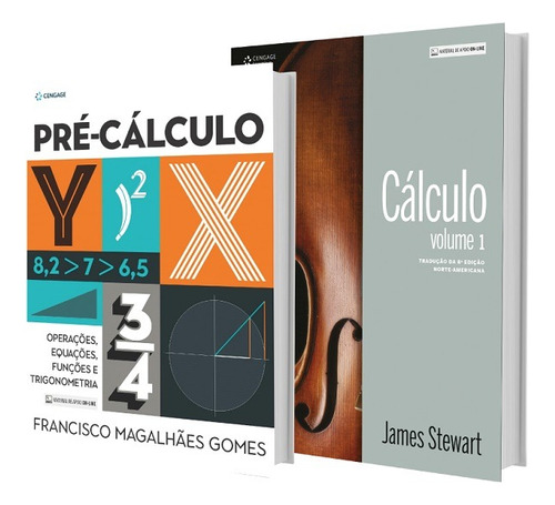 Pack Cálculo - Vol. I + Pré-Cálculo - Operações, Equações, Funções E Trigonometria, de Stewart, James. Editora Cengage Learning Edições Ltda., capa mole em português, 2019