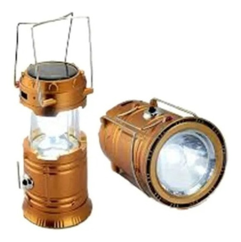 Linterna Lampara Solar Recargable Usb 6 En 1 Camping 6500k