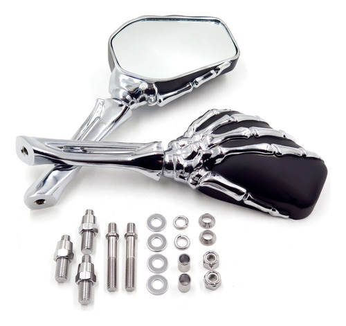 Espejos Retrovisores De Calavera Para Honda Cbr600rr