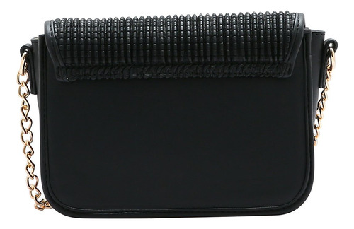 Bolsa Feminina Chenson Textura Soft 3484741 Cor Preto Desenho Do Tecido Lisa