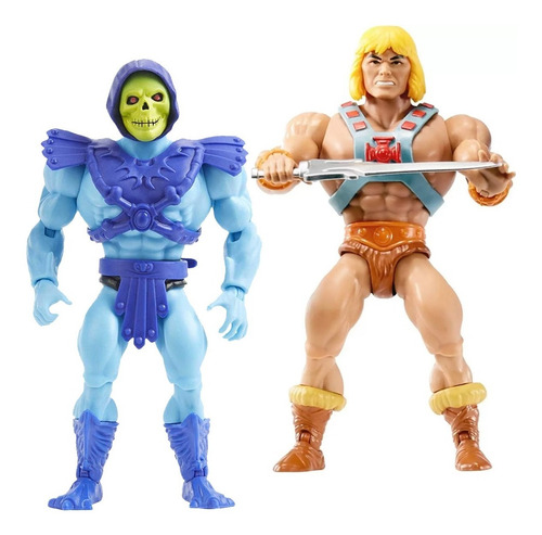 Imagem 8 de 10 de Bonecos He Man E Esqueleto - Master Of The Universe - Mattel