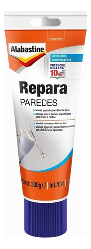 Repara Paredes Alabastine Furo Rachadura Trinca Branco 330g