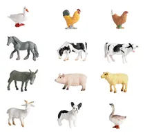 Comprar Figuras De Animais Realistas De 12 Peças Animais De Fazenda