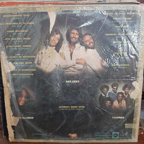 Portada Bee Gees Saturday Night Fever Banda Original P2 (Usado)