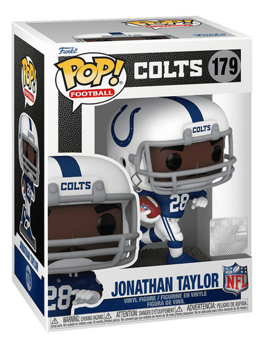 Funko Pop Jonathan Taylor 179 Nfl Colts Nuevo Original
