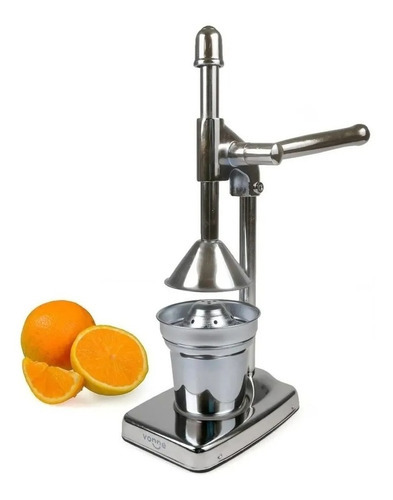 Exprimidor Citricos Naranja Manual Palanca Acero Inoxidable