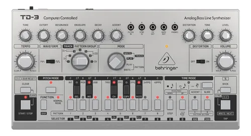Behringer Td-3-sr Sintetizador Análogo Secuenciado Dj Rap Color Gris