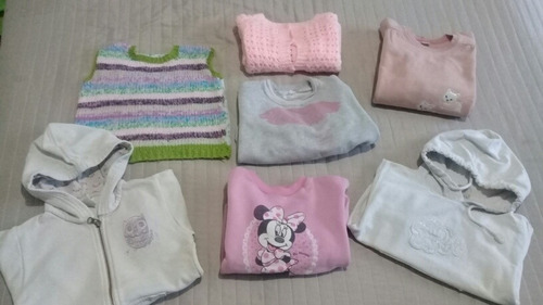 Lote De Abrigo Nena 7 Buzos/sweaters Talle 4 Años Variedad