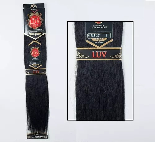 Extension De Cabello Eve Luv Remy 22 PLG 100% Natural -negro