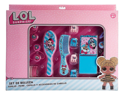Set De Belleza L.o.l Surprise Accesorios De Cabello + Espejo