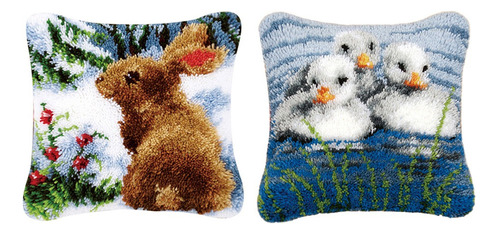  2x Kits De Gancho De Pestillo Funda De Almohada De