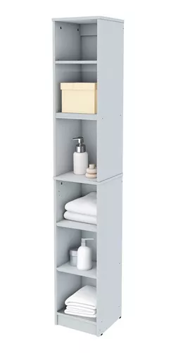Organizador baño lavandería armado color blanco melamina 18mm, TECNIMODULOS JF