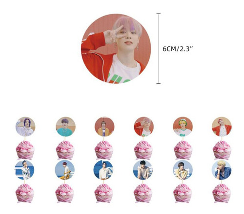 Bts Theme Party Decoration Printing Balloon Birthday Banner