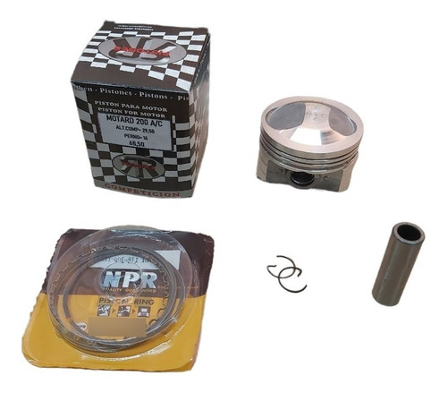 Kit Piston Alta Compresion Motard 200 Xplora 250 Aros Japon