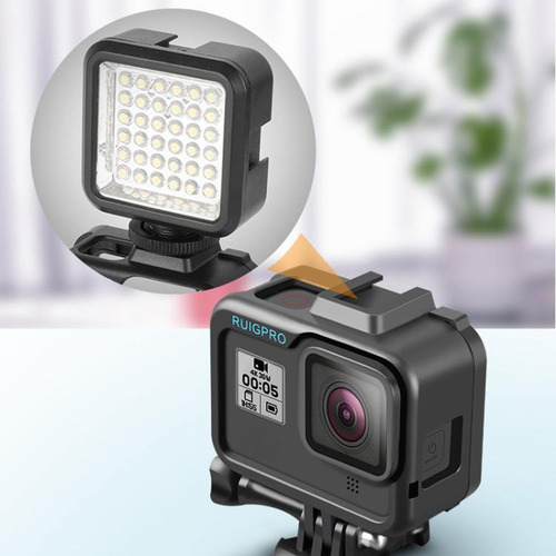 Ruigpro For Gopro Hero8 Black Pc Abs Frame Case