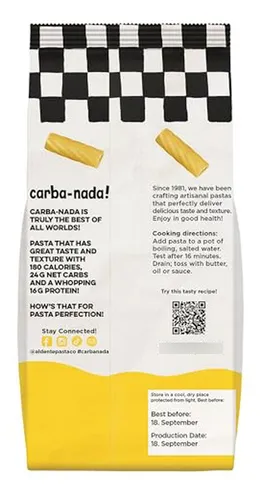 Pasta Alta En Proteínas, Baja En Carbohidratos, 96 Oz