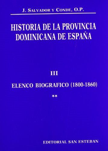 Libro Historia De La Provincia Dominicana De Espaã±a Tomo...