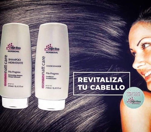 Shampoo Natt Care Opt Liss 250 Ml Brillo Y Suavidad