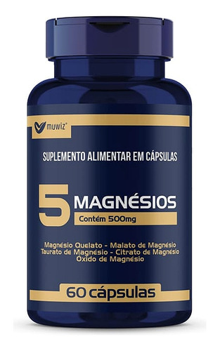 Total 5 Magnesios 500mg (60 Cápsulas)