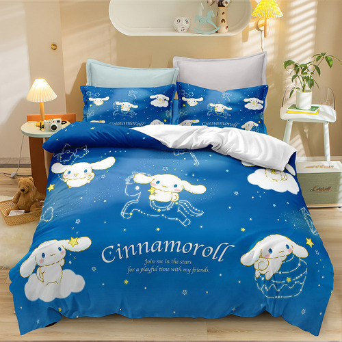 Juego De Cama Doble Cinnamoroll, Regalo De Cumpleaños Para N