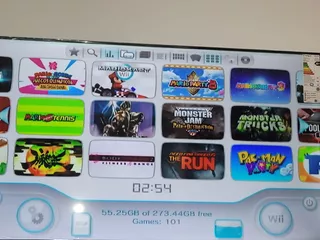 Nintendo Wii Completa 500 Gb Negro 2 Controles Todo Original