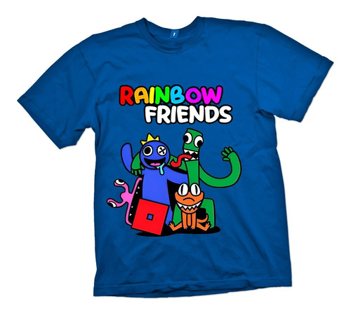 Polera Rainbow Friend - Roblox Unisex Estampado Dtf Cod 005