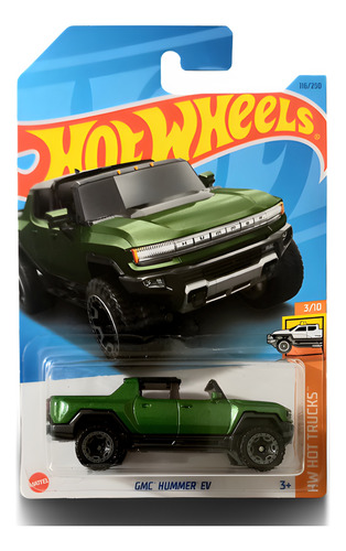 Gmc Hummer Ev Verde Hot Wheels