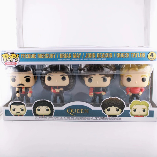 Funko Pop! Queen 4 Pack - Radio Gaga
