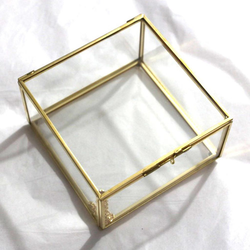 Soporte De Vidrio Transparente 13 X 13 X 8 Cm