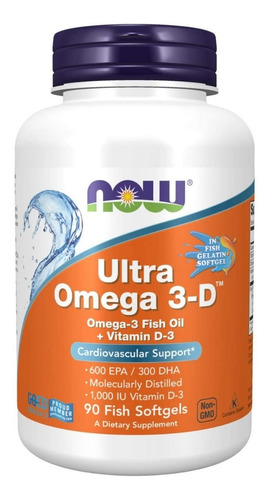Ultra Omega 3 Con Vitamina D3 - Unidad a $2254