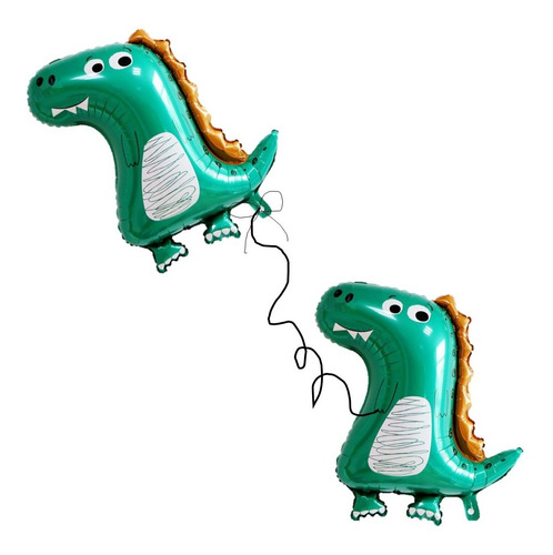 Globos (2 Piezas) Dinosaurio Bebe Baby Dino Niño Rex
