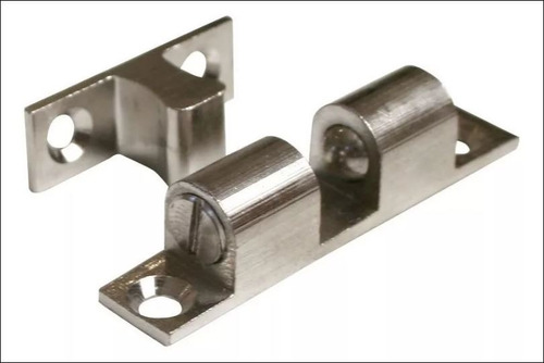 Broche Doble Bala Para Puertas Alacenas Seguro 44mm