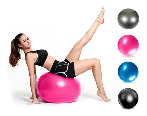 Pelota Pilates 65cm Para Yoga Pilates, Estiramiento 