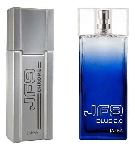 Jafra Jf9 Chrome + Jf9 Blue 2.0 Hombre + Envio Gratis 